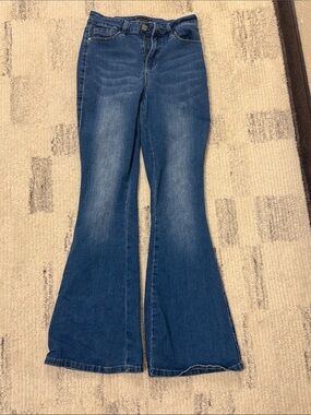 Flying Banana Dark Blue Flare Jeans